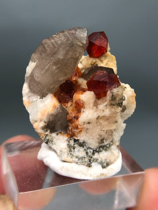 Spessartine from Fujian, China, individual mineral specimen view 6