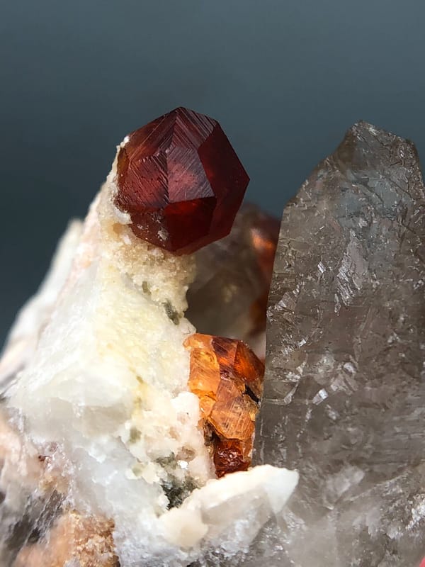 Spessartine from Fujian, China, individual mineral specimen view 7