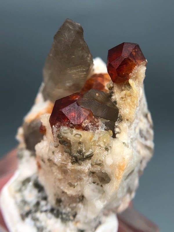 Spessartine from Fujian, China, individual mineral specimen view 8