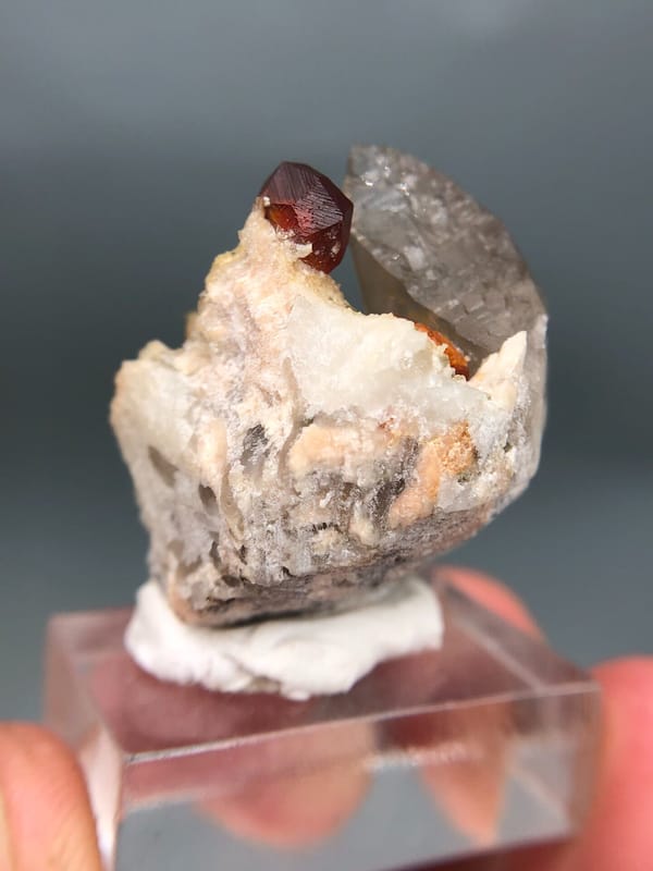 Spessartine from Fujian, China, individual mineral specimen view 9