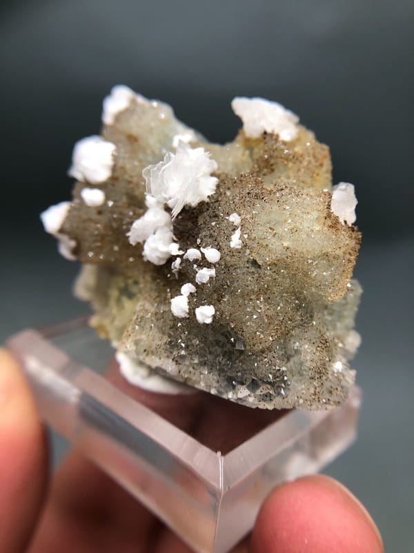 Calcite from Fujian, China, individual mineral specimen view 3