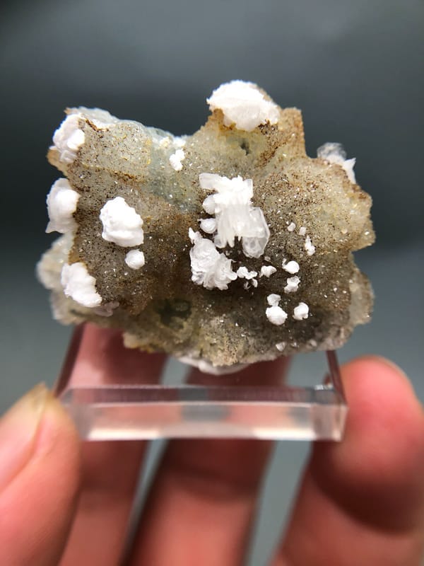 Calcite from Fujian, China, individual mineral specimen view 5