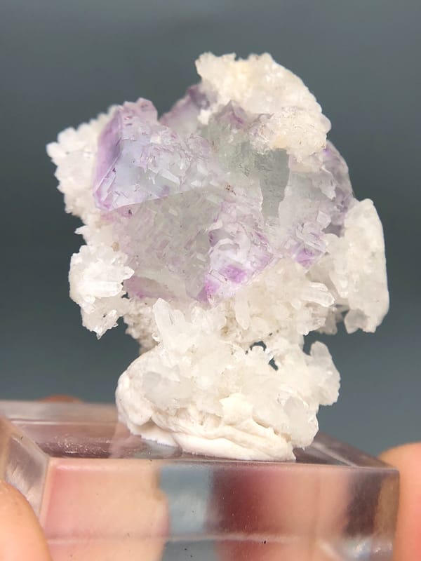 Fluorite from Shangbao Mine, Leiyang, Hunan, China, individual mineral specimen view 2