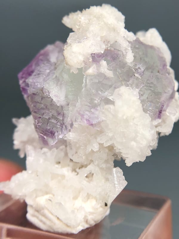 Fluorite from Shangbao Mine, Leiyang, Hunan, China, individual mineral specimen view 6