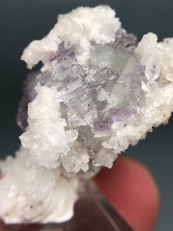 Fluorite from Shangbao Mine, Leiyang, Hunan, China, individual mineral specimen view 7