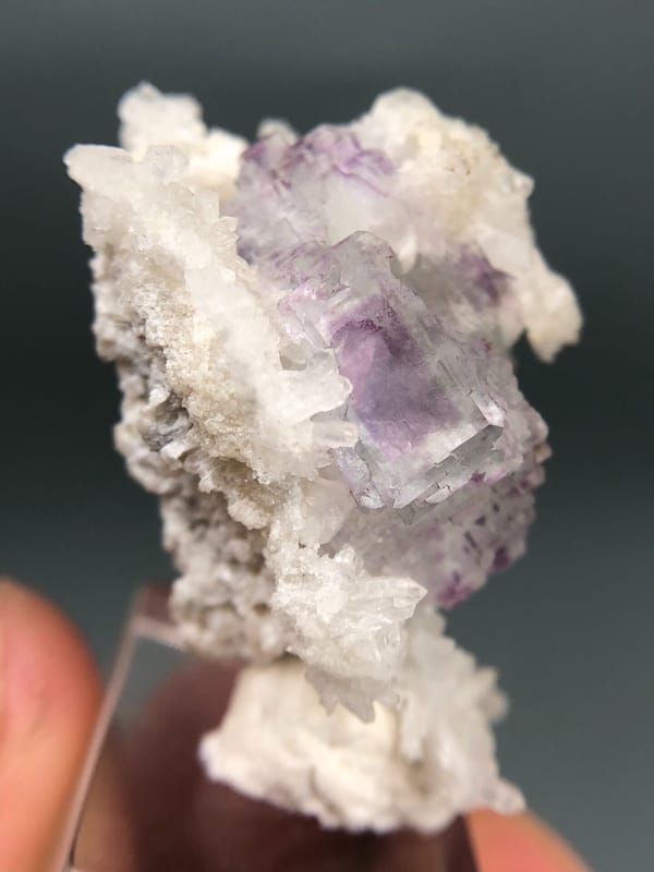 Fluorite from Shangbao Mine, Leiyang, Hunan, China, individual mineral specimen view 8