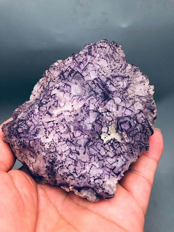 Fluorite from Guizhou, China, individual mineral specimen view 1
