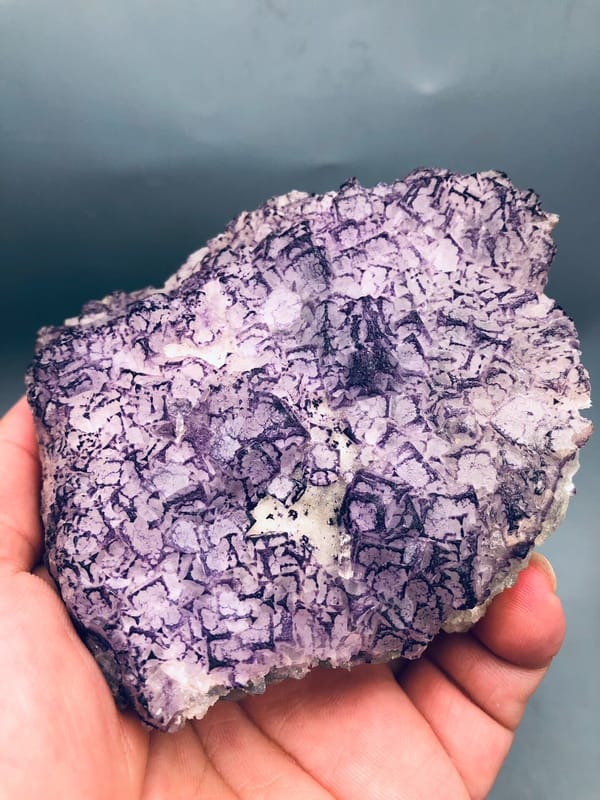 Fluorite from Guizhou, China, individual mineral specimen view 2