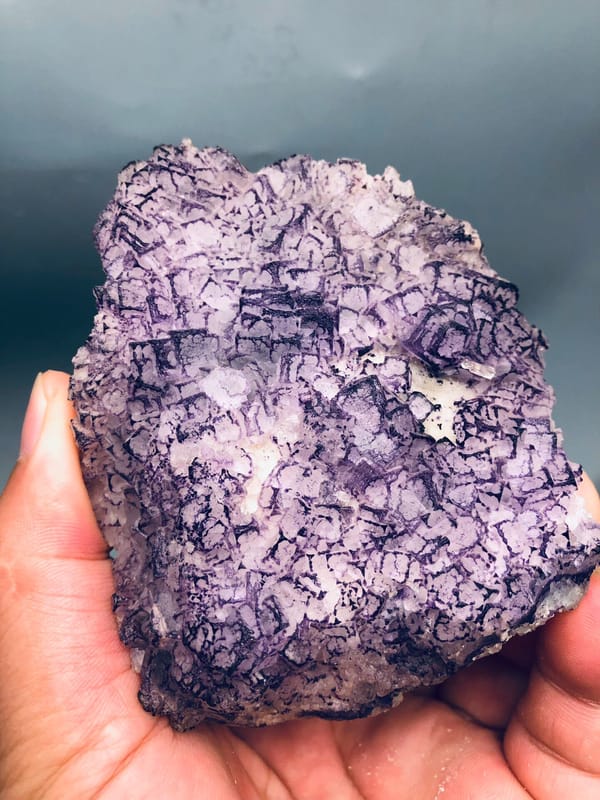 Fluorite from Guizhou, China, individual mineral specimen view 7