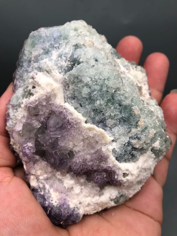 Fluorite from Guizhou, China, individual mineral specimen view 8