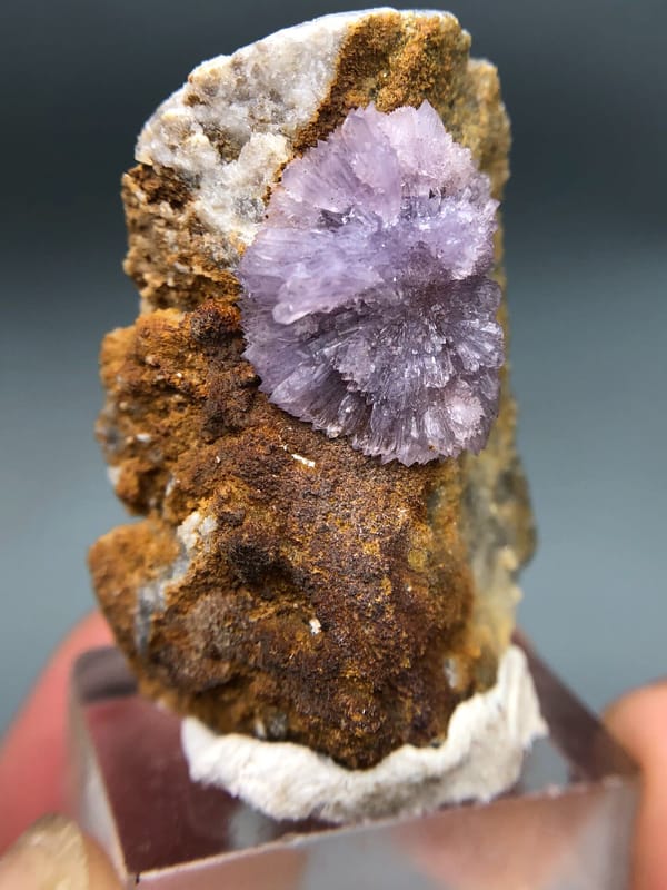 Creedite from Guizhou, China, individual mineral specimen view 2