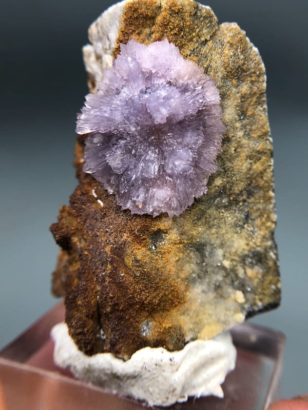 Creedite from Guizhou, China, individual mineral specimen view 3