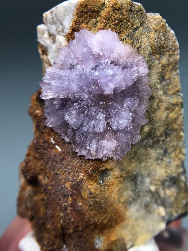 Creedite from Guizhou, China, individual mineral specimen view 4
