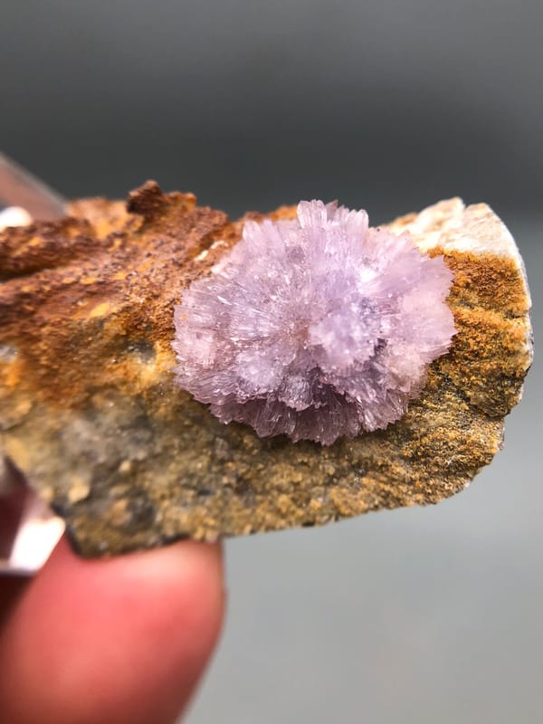 Creedite from Guizhou, China, individual mineral specimen view 7