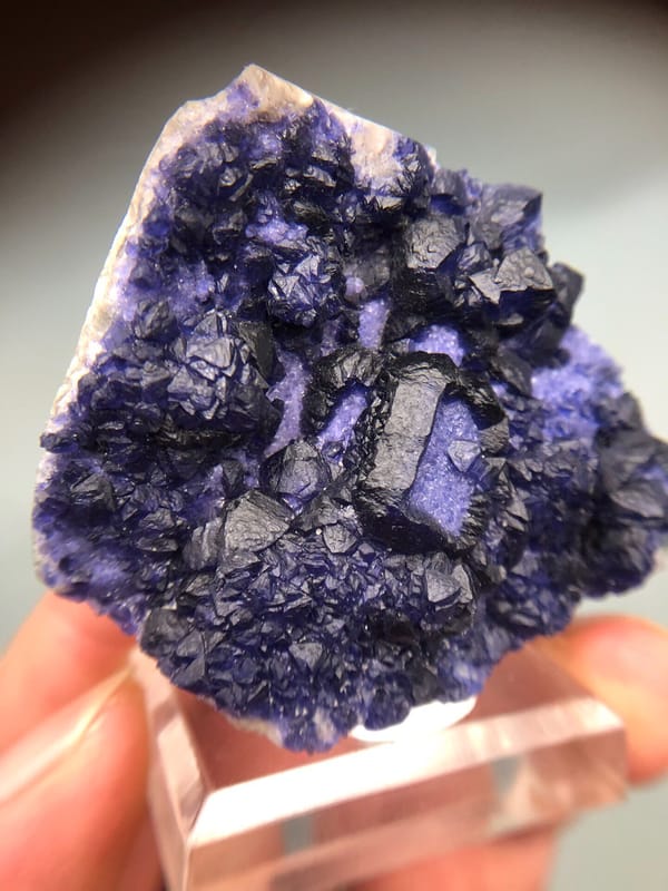 Fluorite from Inner Mongolia, China, individual mineral specimen view 2