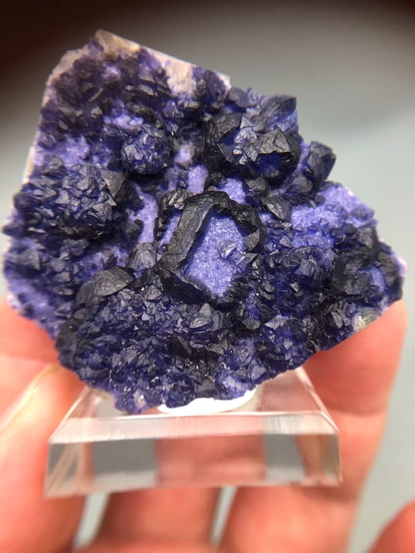 Fluorite from Inner Mongolia, China, individual mineral specimen view 5