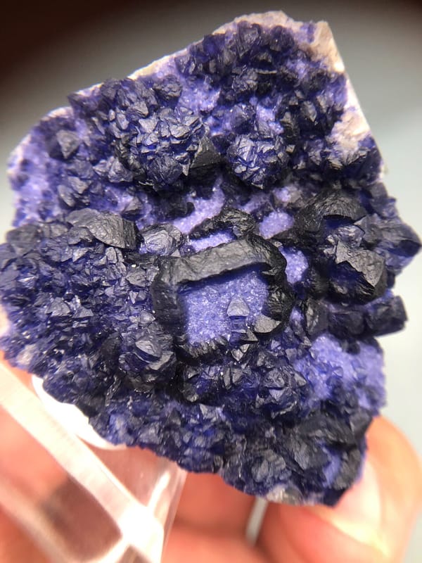 Fluorite from Inner Mongolia, China, individual mineral specimen view 8