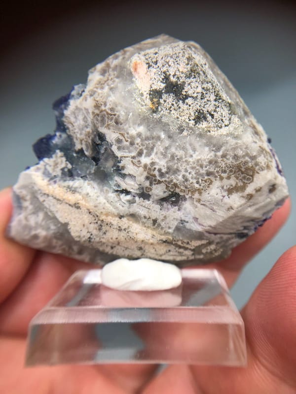 Fluorite from Inner Mongolia, China, individual mineral specimen view 9