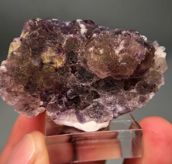 Fluorite from Liaoning, China, individual mineral specimen view 1