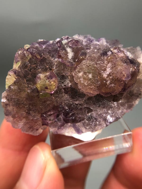 Fluorite from Liaoning, China, individual mineral specimen view 3