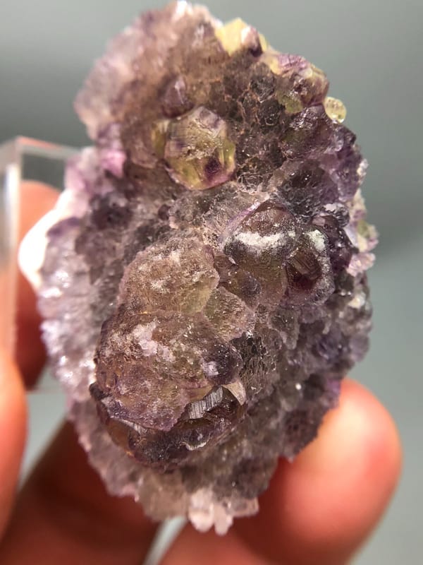 Fluorite from Liaoning, China, individual mineral specimen view 4