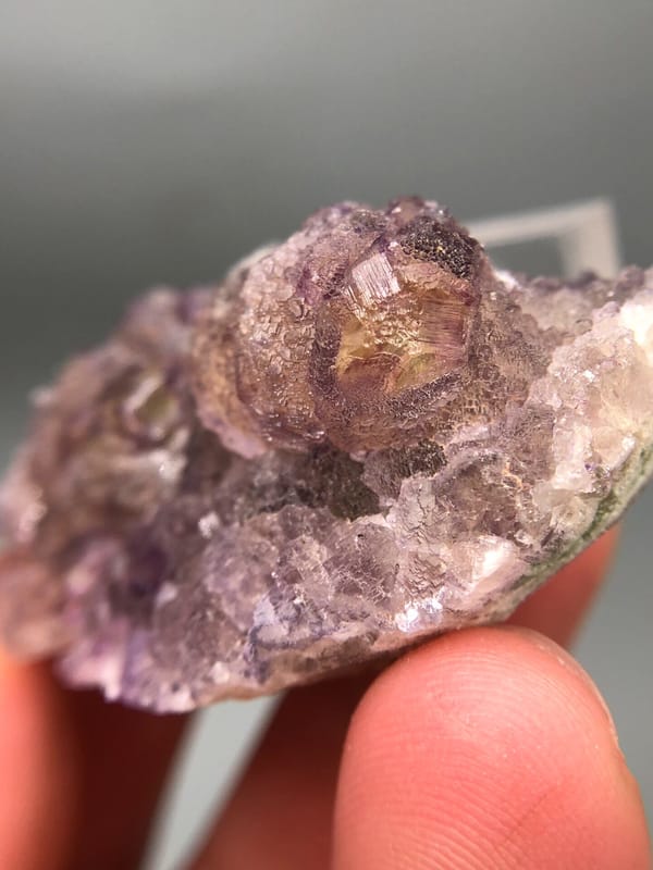 Fluorite from Liaoning, China, individual mineral specimen view 6