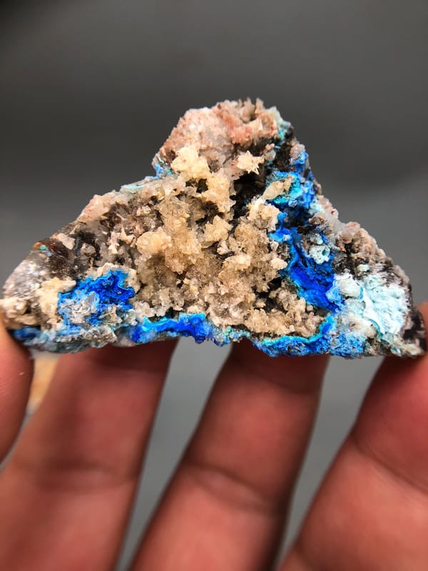 Calcite from Guizhou, China, individual mineral specimen view 1