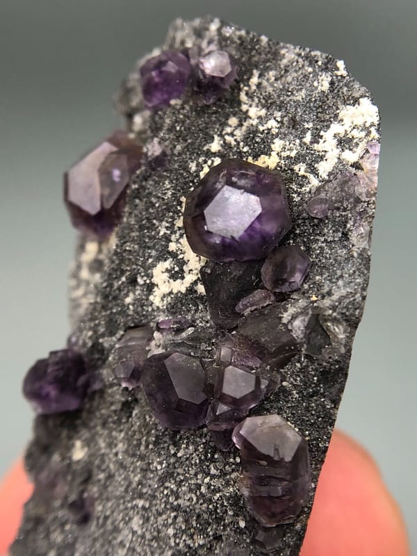Fluorite from Fujian, China, individual mineral specimen view 4