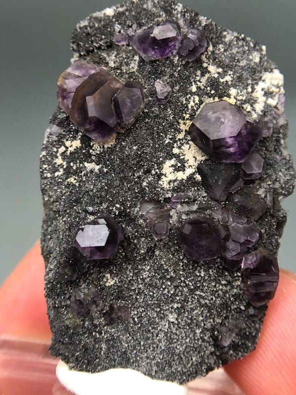 Fluorite from Fujian, China, individual mineral specimen view 5