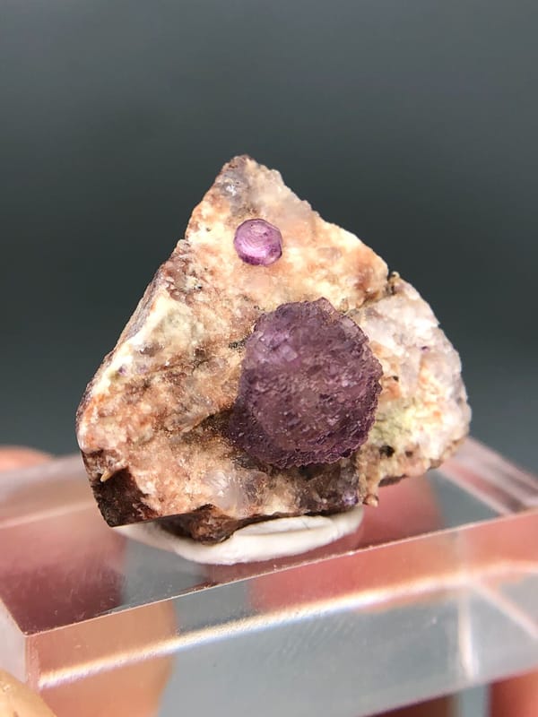 Fluorite from Liaoning, China, individual mineral specimen view 1