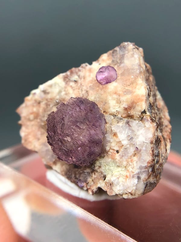 Fluorite from Liaoning, China, individual mineral specimen view 2