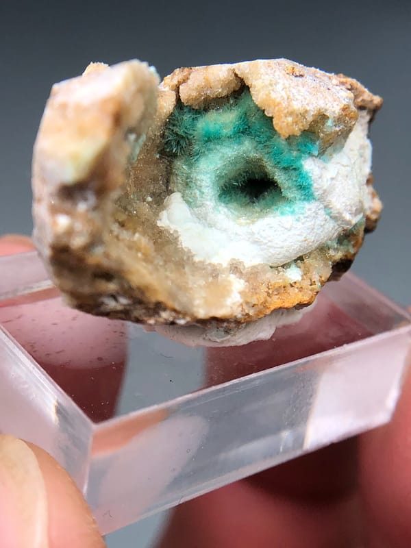 Unverified copper zinc mineral from Yunnan, China, individual mineral specimen view 3