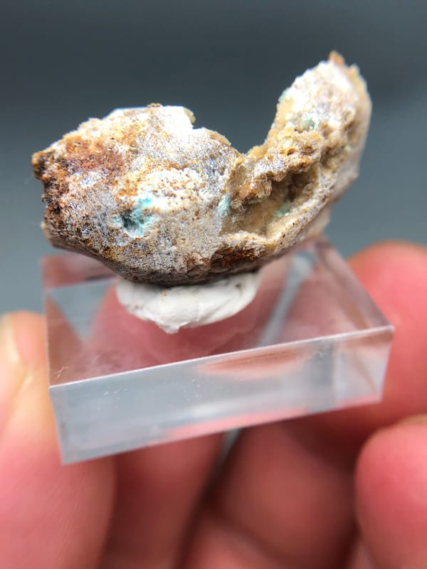 Unverified copper zinc mineral from Yunnan, China, individual mineral specimen view 7