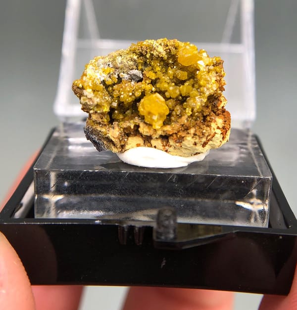 Cristales de miel y miel Mimetita de Lianping