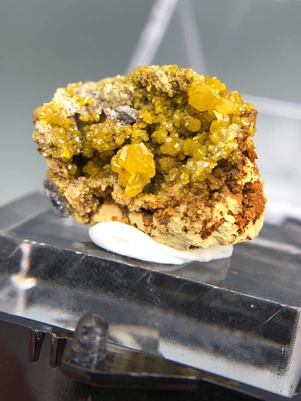 Mimetite from Guangdong, China, individual mineral specimen view 3