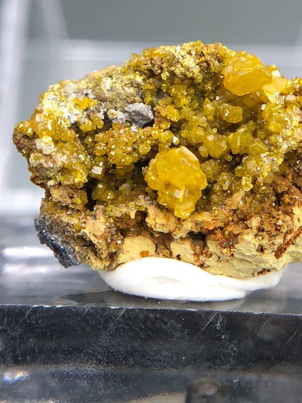Mimetite from Guangdong, China, individual mineral specimen view 4