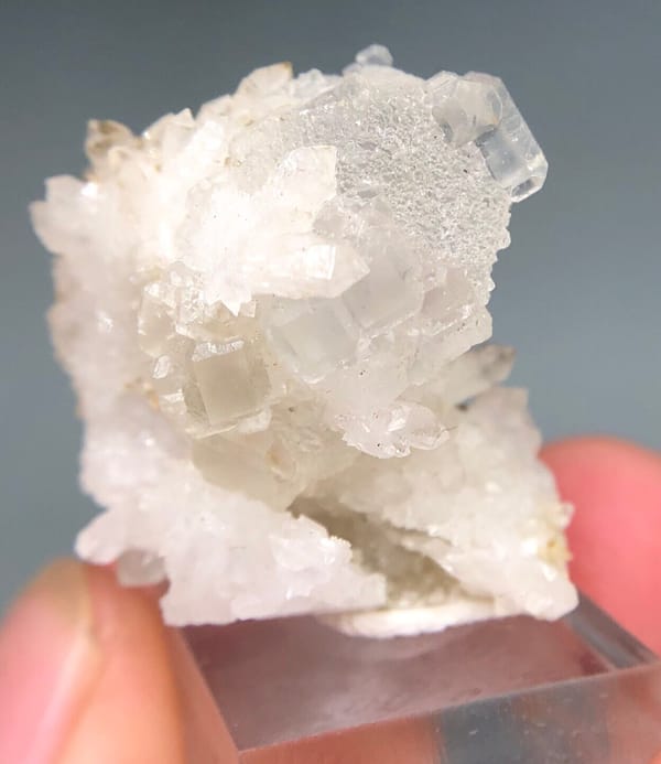 Fluorite from Fujian, China, individual mineral specimen view 7