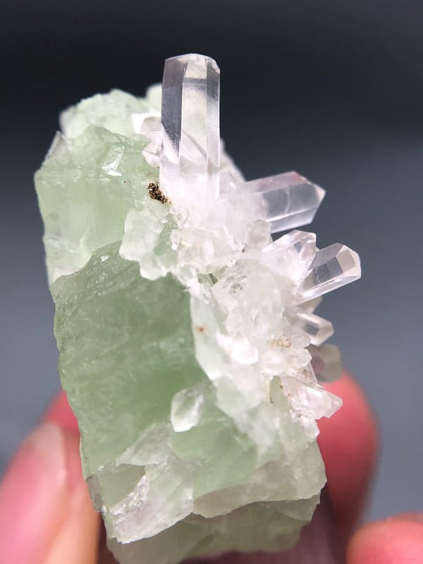 Calcite from Zhejiang, China, individual mineral specimen view 1