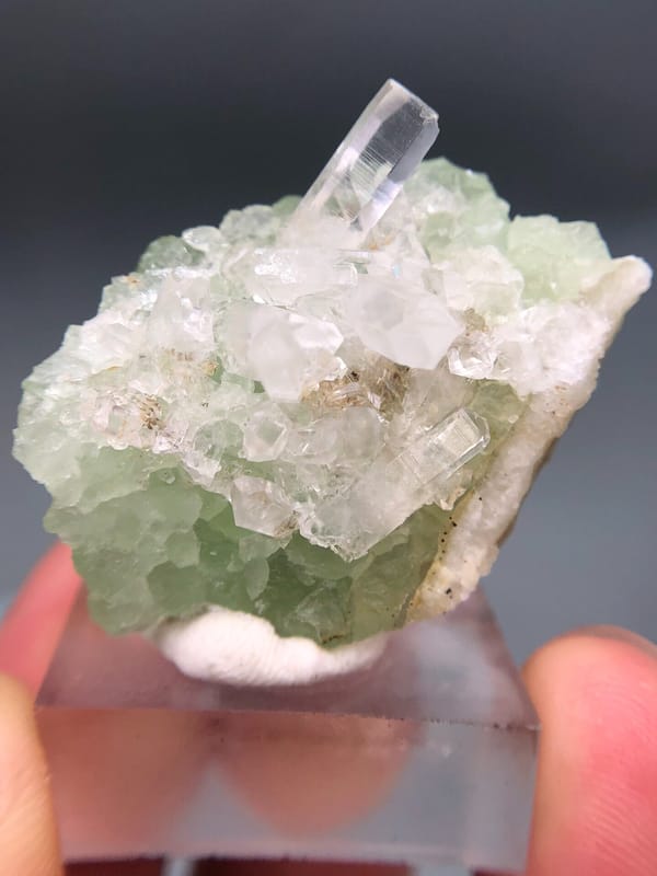 Calcite from Zhejiang, China, individual mineral specimen view 2