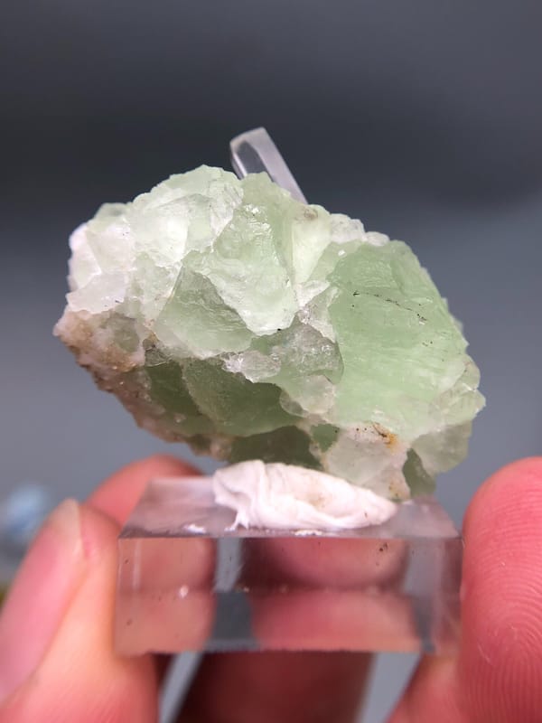Calcite from Zhejiang, China, individual mineral specimen view 9