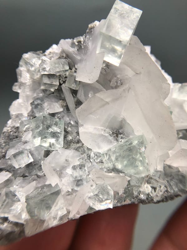 Fluorite from Hunan, China, individual mineral specimen view 5