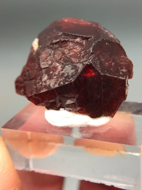 Garnet from Pakistan, individual mineral specimen view 2
