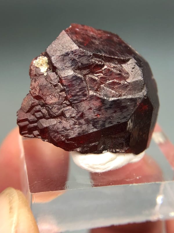 Garnet from Pakistan, individual mineral specimen view 3