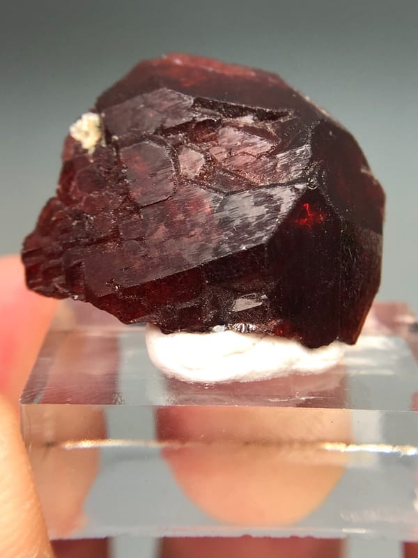 Garnet from Pakistan, individual mineral specimen view 6