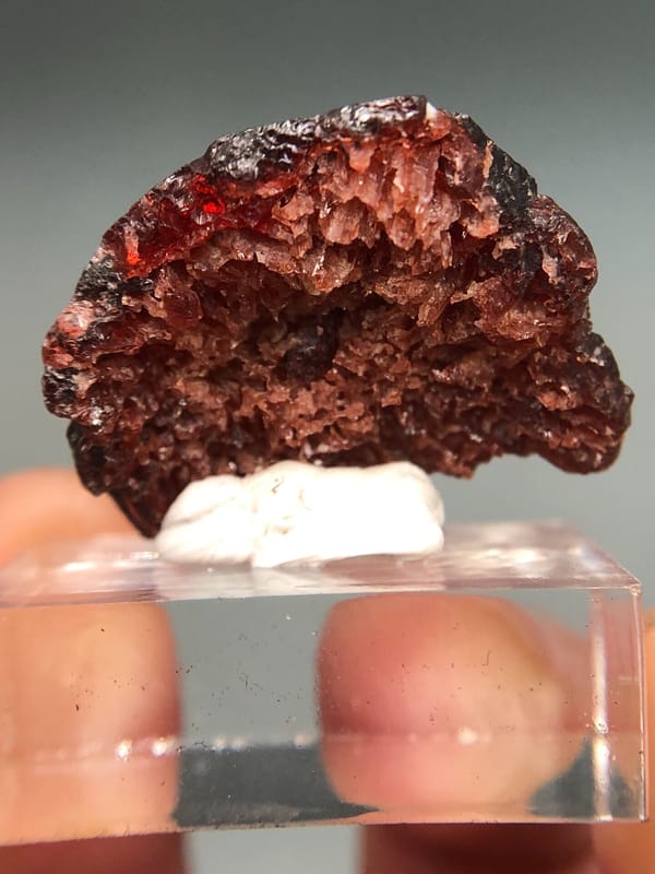 Garnet from Pakistan, individual mineral specimen view 7