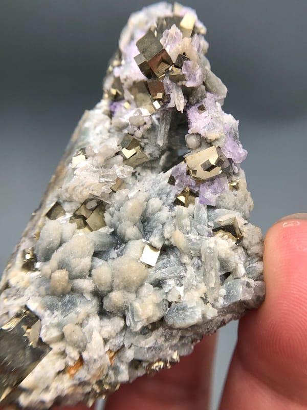Quartz from Shangbao Mine, Leiyang, Hunan, China, individual mineral specimen view 5