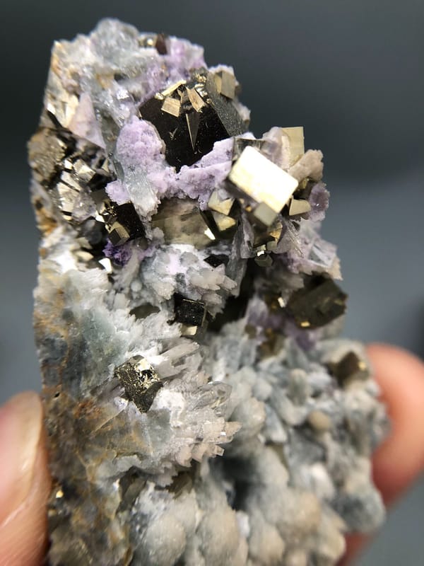 Quartz from Shangbao Mine, Leiyang, Hunan, China, individual mineral specimen view 6