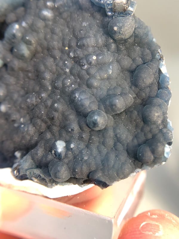 Plumbogummite from Guangxi, China, individual mineral specimen view 2
