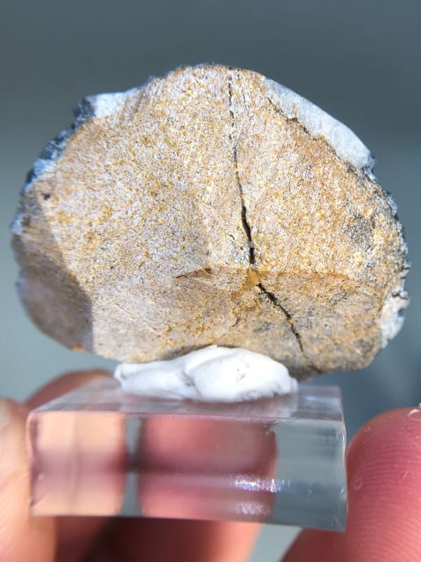 Plumbogummite from Guangxi, China, individual mineral specimen view 7