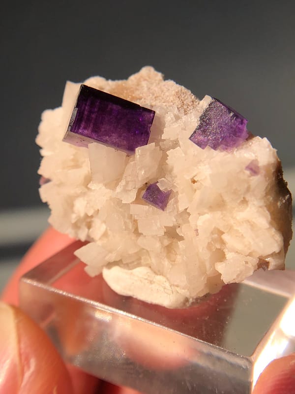 Fluorite from Xinjiang, China, individual mineral specimen view 1